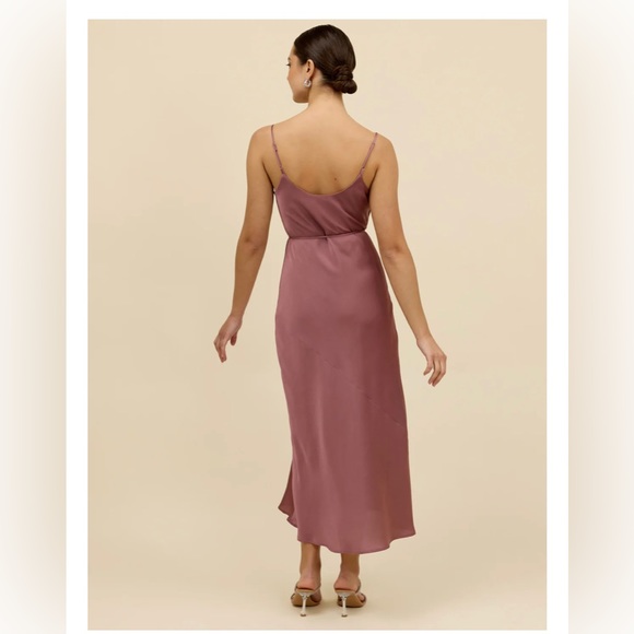Park and Fifth Waldorf Dress in Mauve Bubble Satin Size Medium (worn once) - Picture 5 of 5